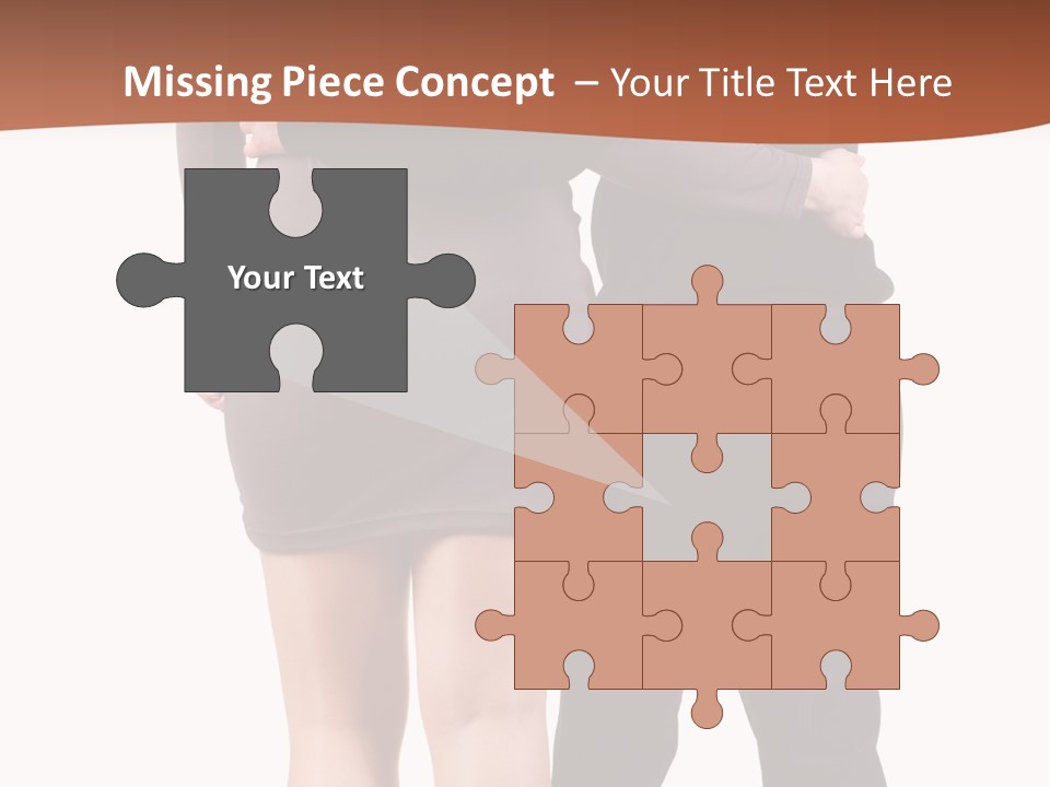 Girl White Female PowerPoint Template