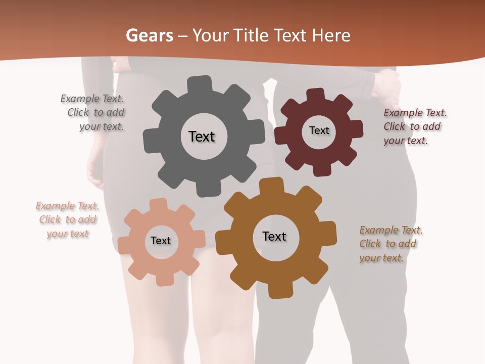 Girl White Female PowerPoint Template