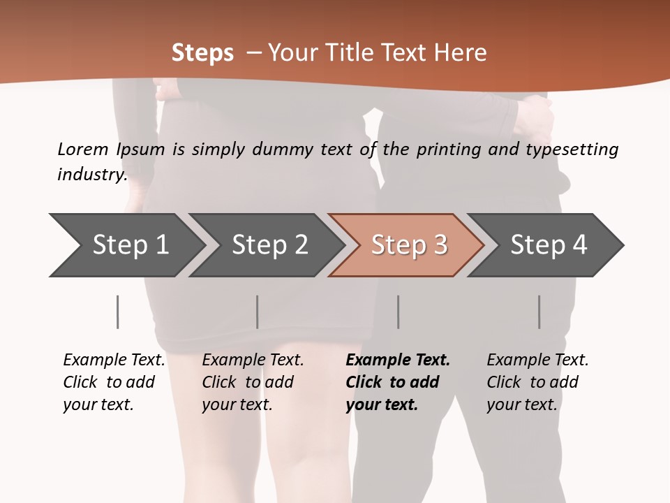 Girl White Female PowerPoint Template