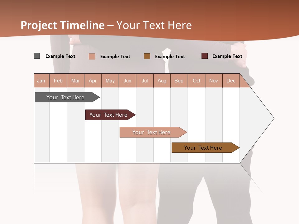 Girl White Female PowerPoint Template