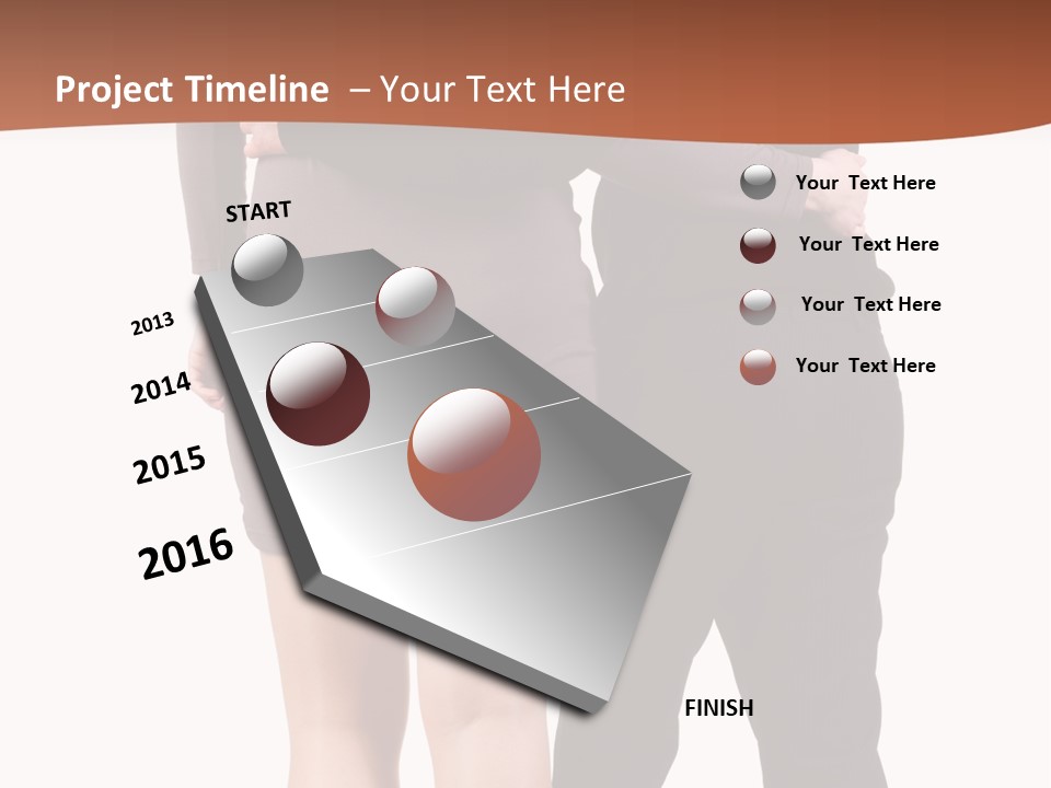 Girl White Female PowerPoint Template