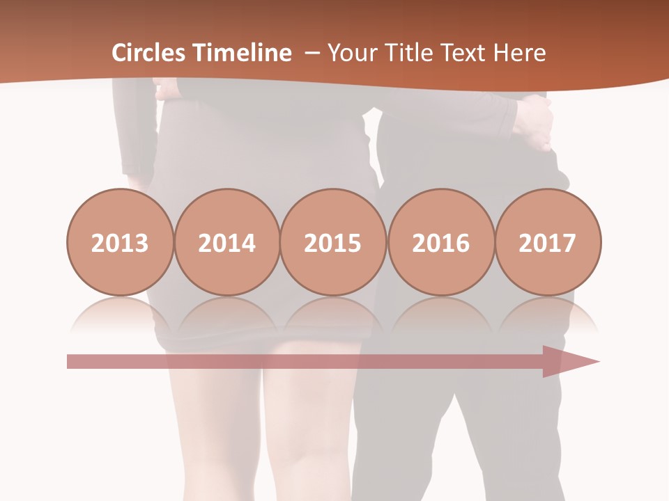 Girl White Female PowerPoint Template