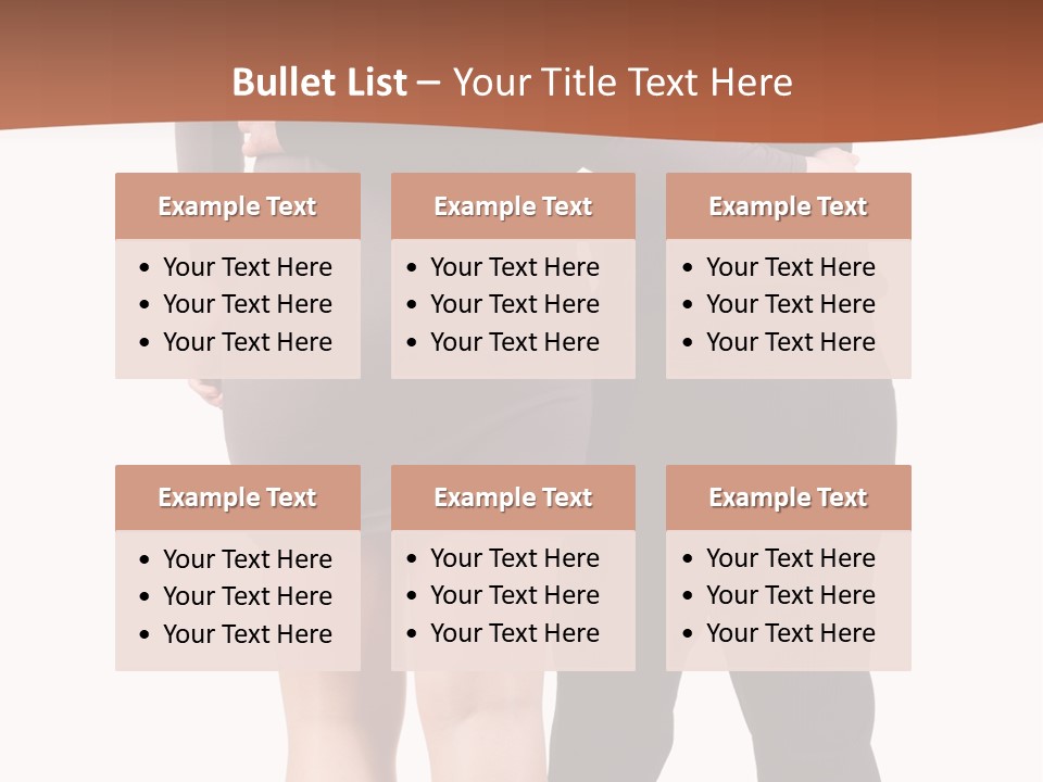 Girl White Female PowerPoint Template