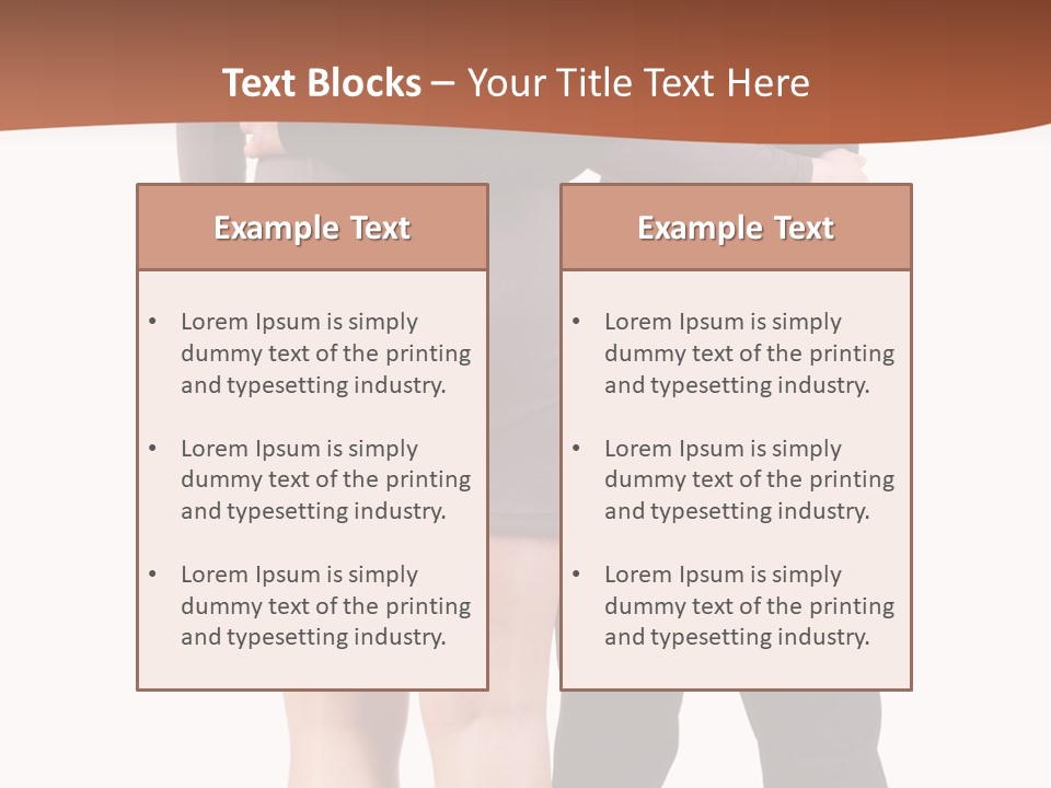 Girl White Female PowerPoint Template