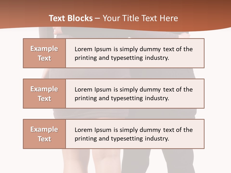 Girl White Female PowerPoint Template