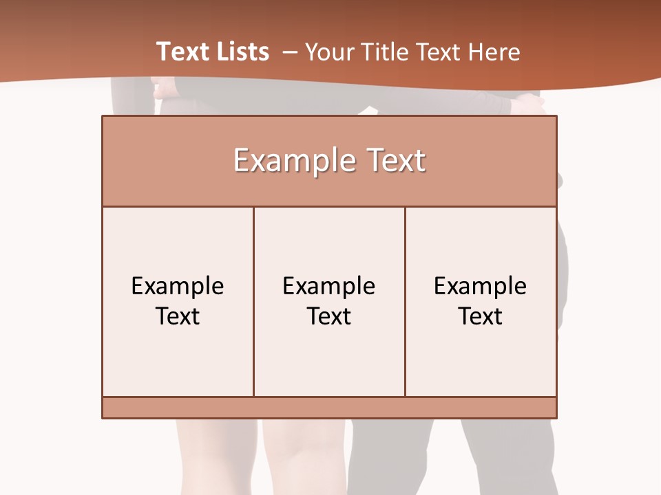 Girl White Female PowerPoint Template