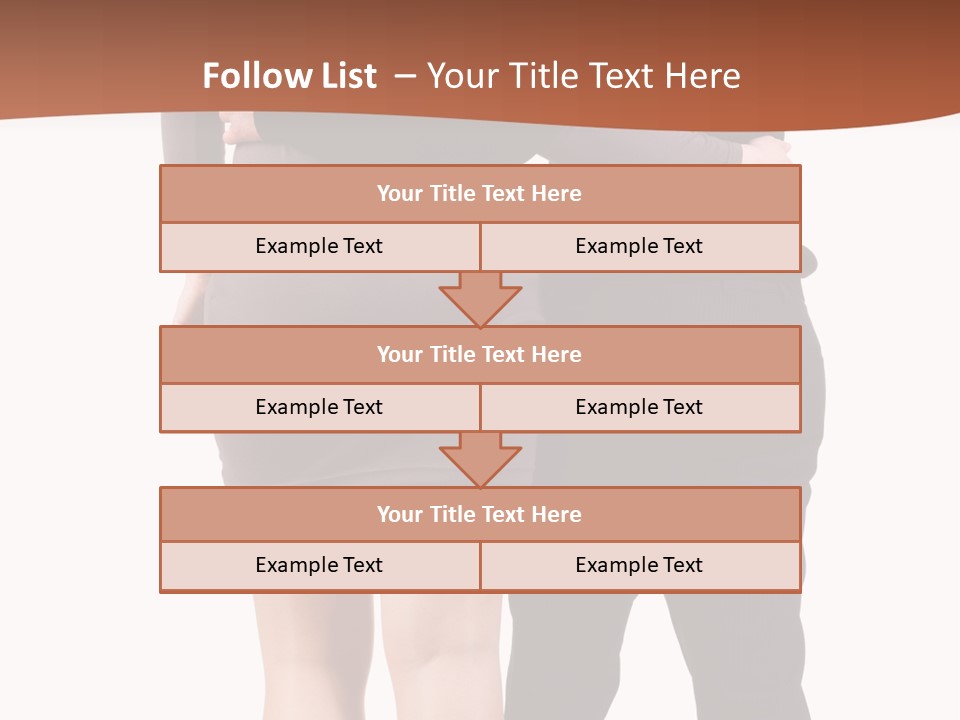 Girl White Female PowerPoint Template
