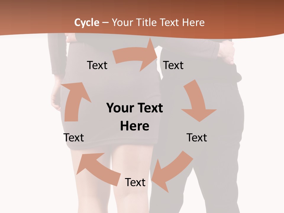 Girl White Female PowerPoint Template