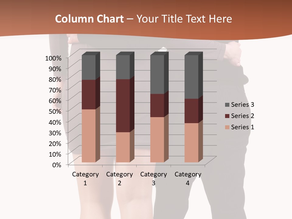 Girl White Female PowerPoint Template