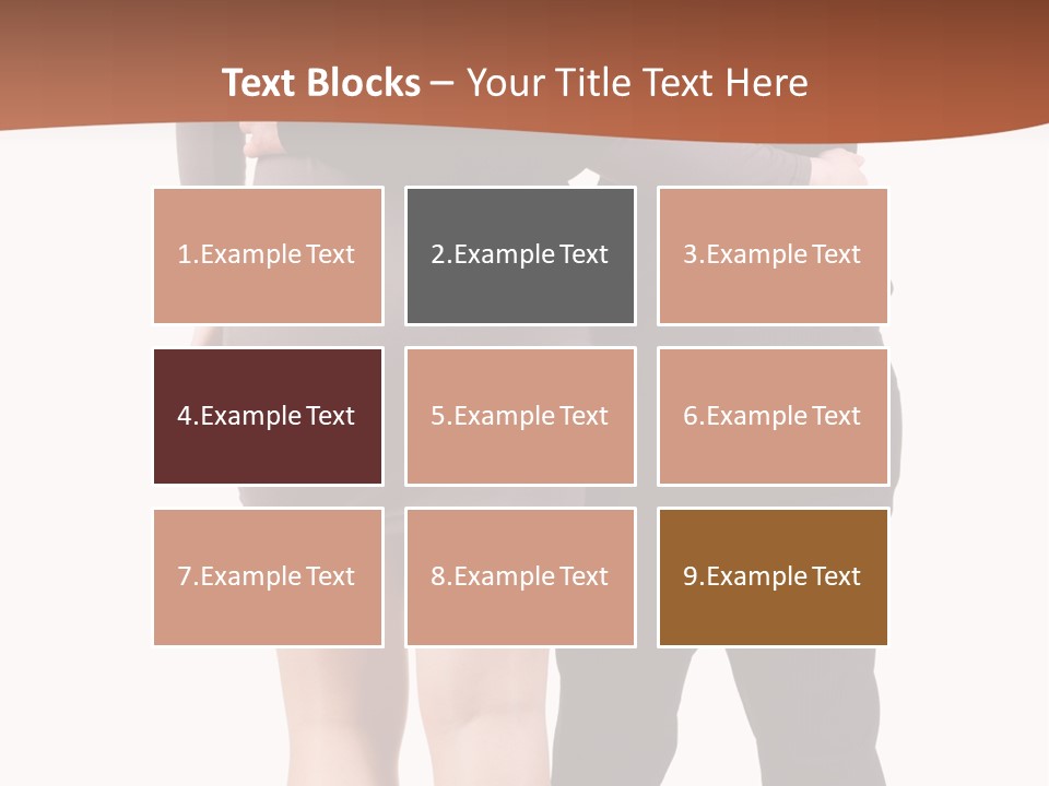 Girl White Female PowerPoint Template