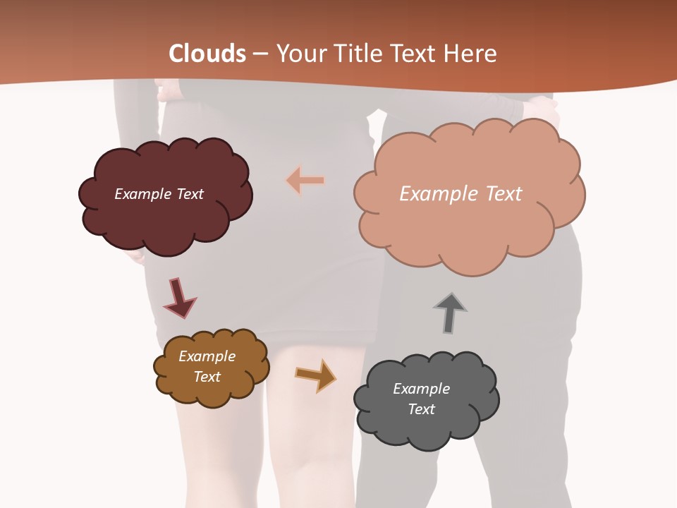 Girl White Female PowerPoint Template