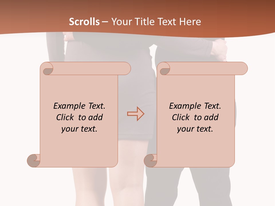 Girl White Female PowerPoint Template
