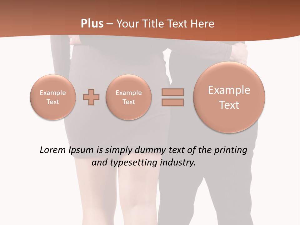 Girl White Female PowerPoint Template