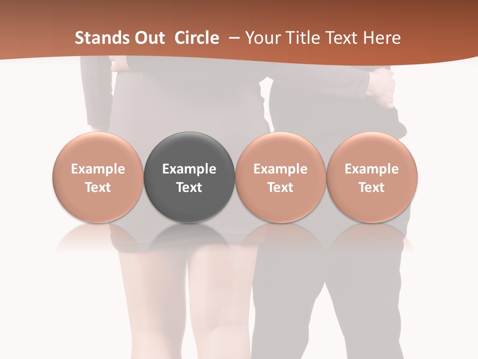 Girl White Female PowerPoint Template