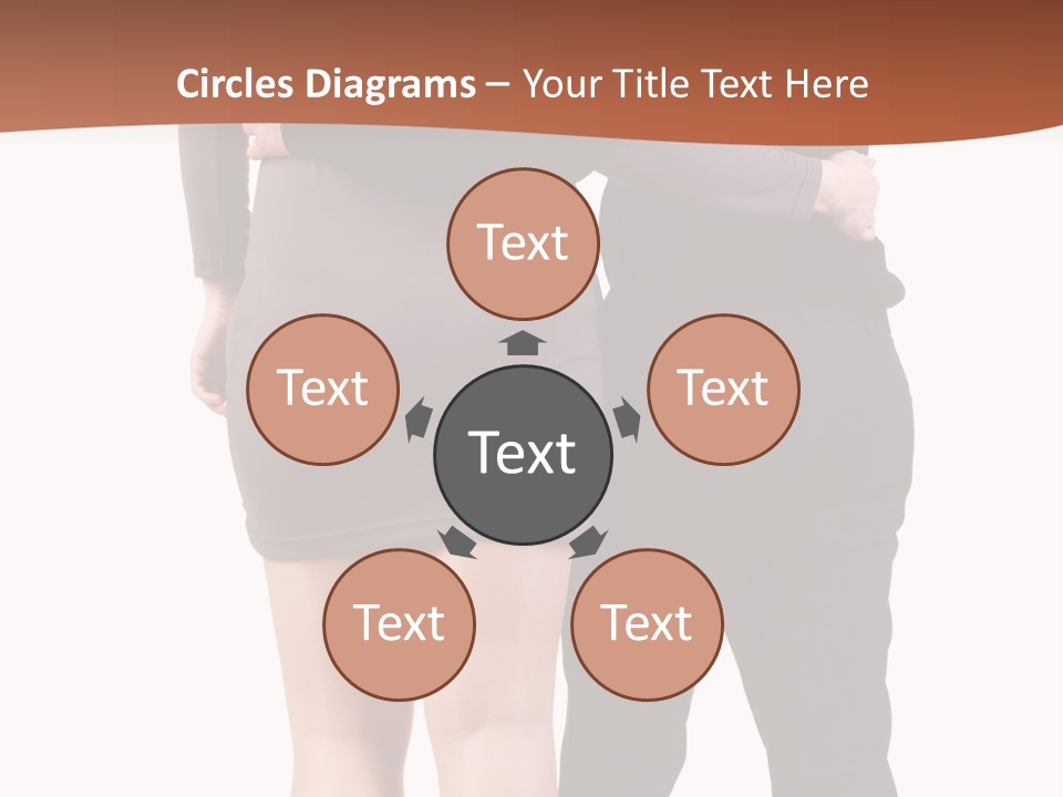 Girl White Female PowerPoint Template