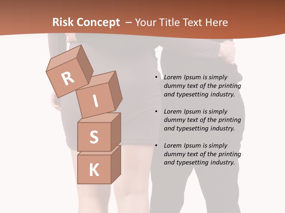 Girl White Female PowerPoint Template