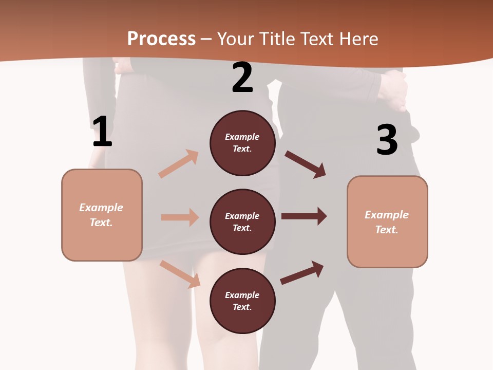 Girl White Female PowerPoint Template