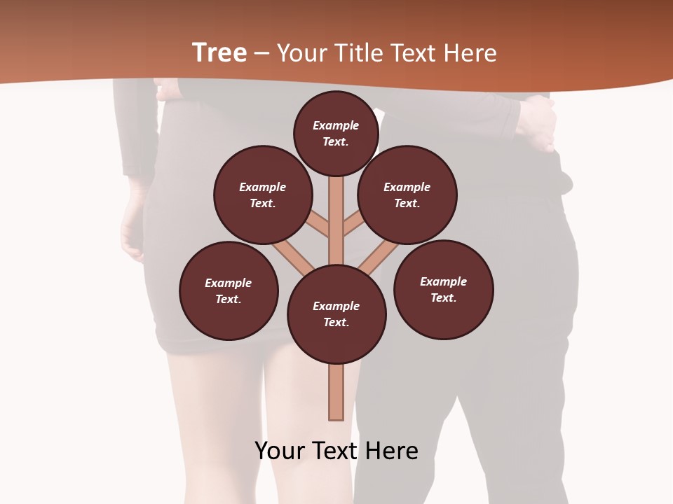 Girl White Female PowerPoint Template