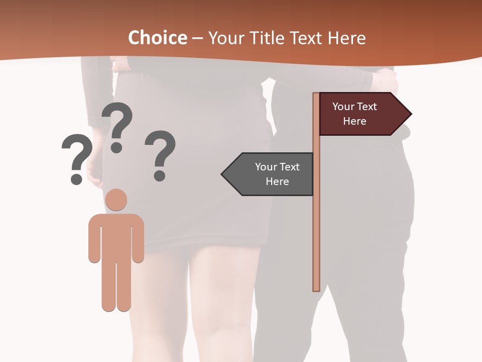 Girl White Female PowerPoint Template