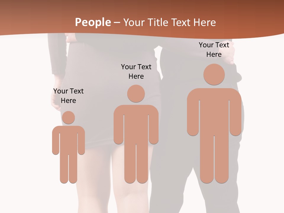 Girl White Female PowerPoint Template