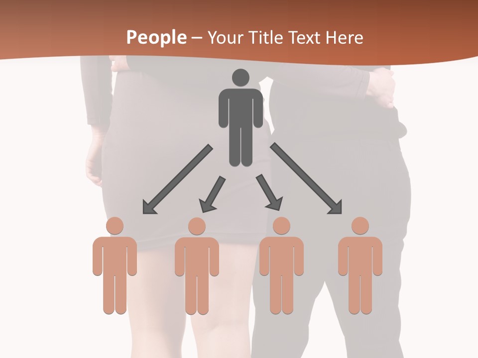 Girl White Female PowerPoint Template