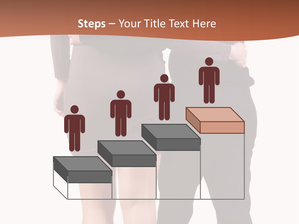 Girl White Female PowerPoint Template