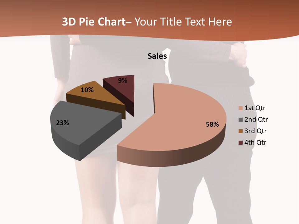 Girl White Female PowerPoint Template