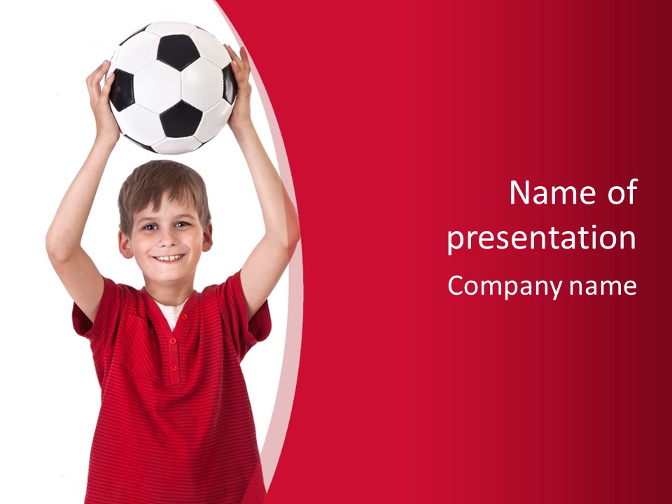 Happy Childhood People PowerPoint Template