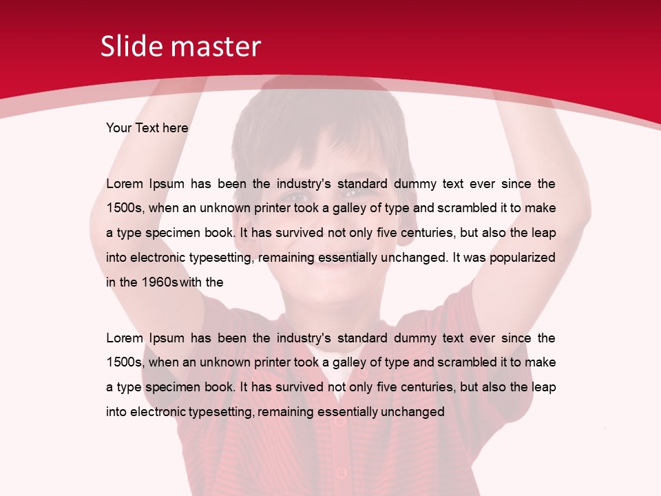 Happy Childhood People PowerPoint Template