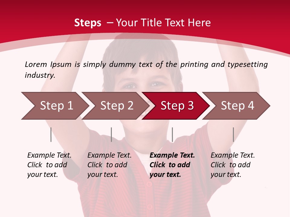Happy Childhood People PowerPoint Template