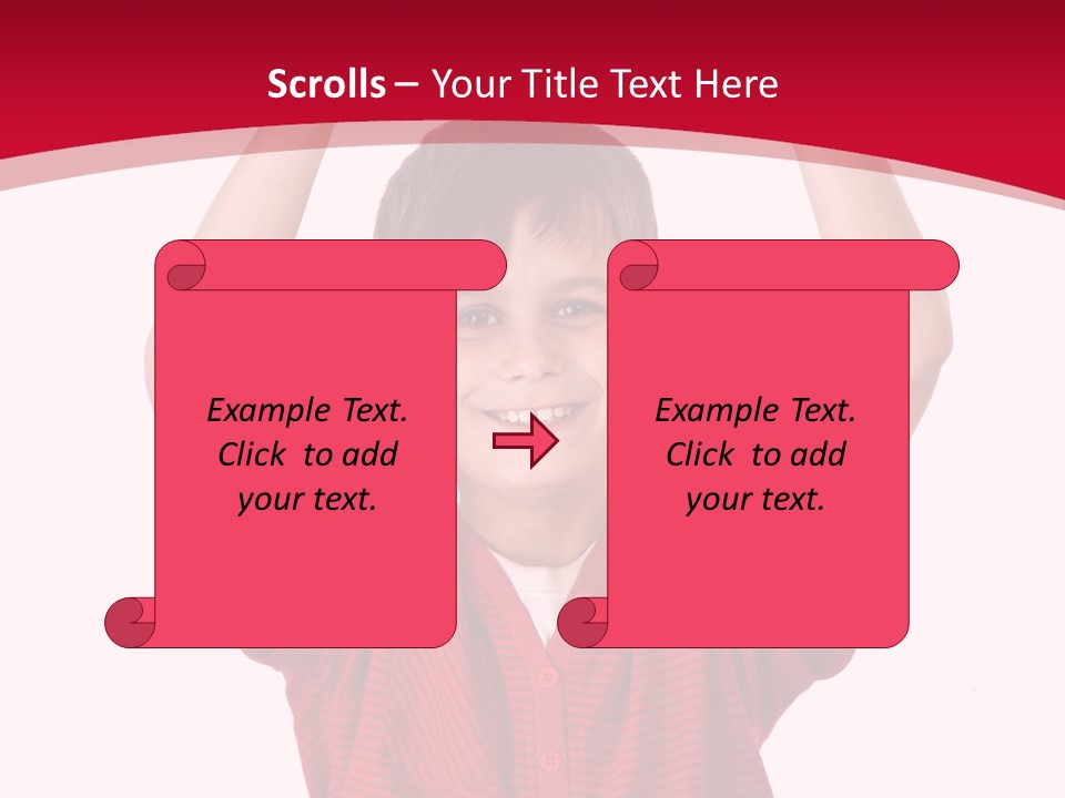 Happy Childhood People PowerPoint Template