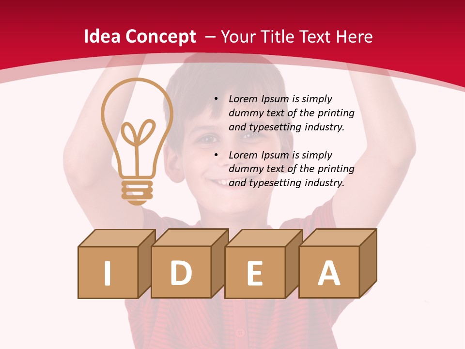 Happy Childhood People PowerPoint Template