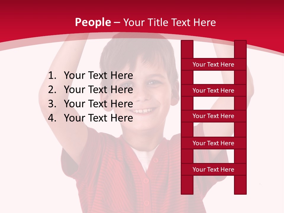 Happy Childhood People PowerPoint Template