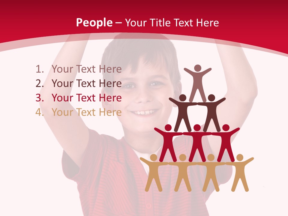 Happy Childhood People PowerPoint Template