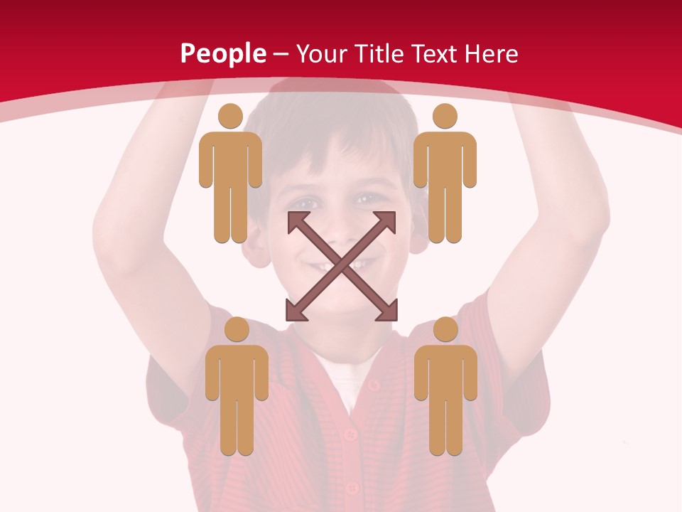 Happy Childhood People PowerPoint Template