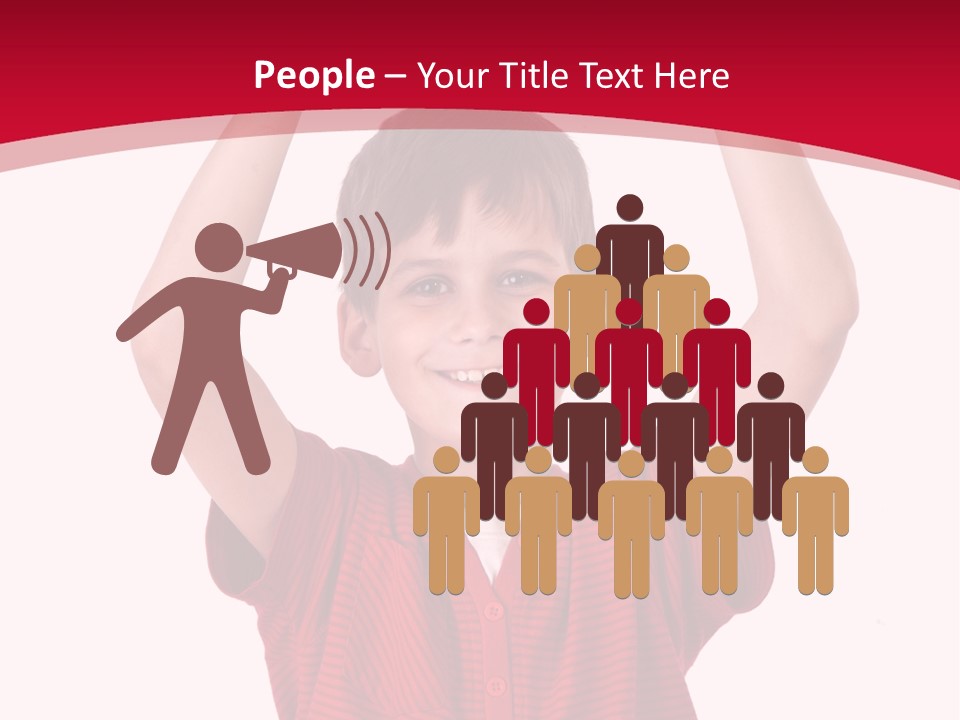 Happy Childhood People PowerPoint Template