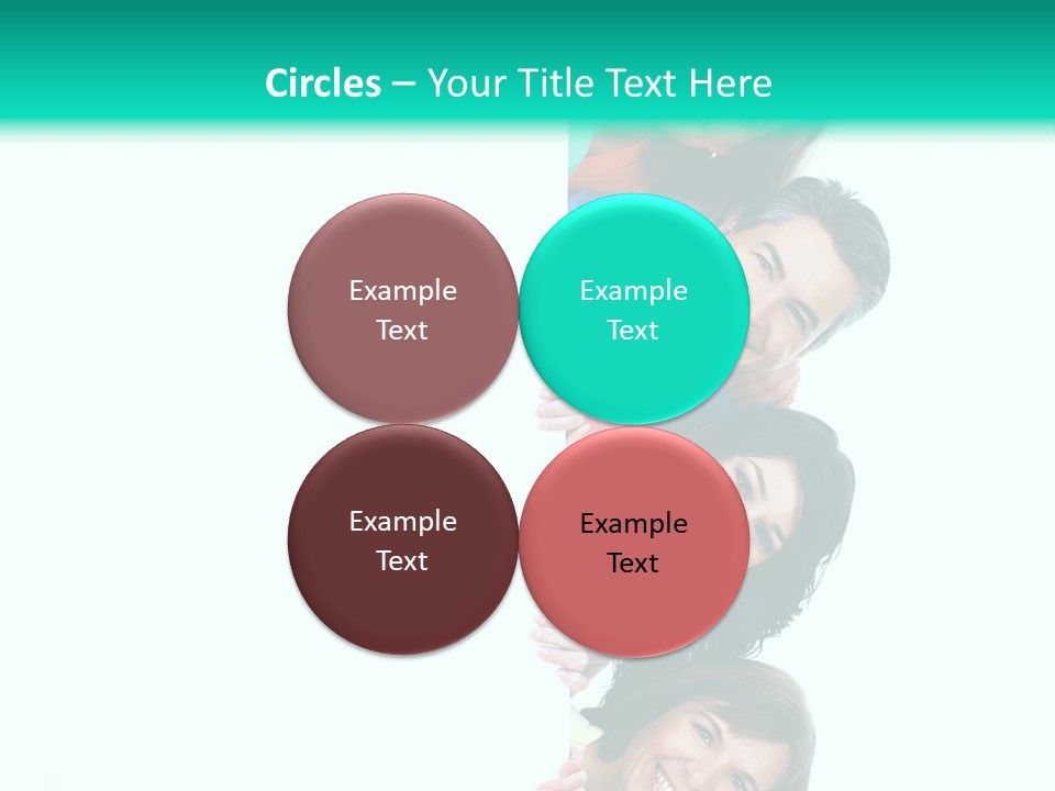 Portrait Colors Society PowerPoint Template