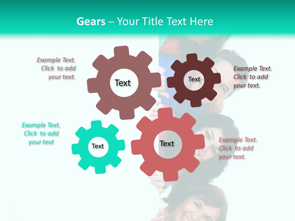 Portrait Colors Society PowerPoint Template