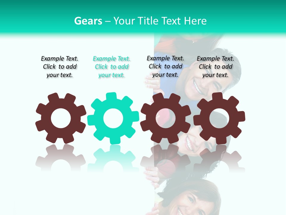 Portrait Colors Society PowerPoint Template