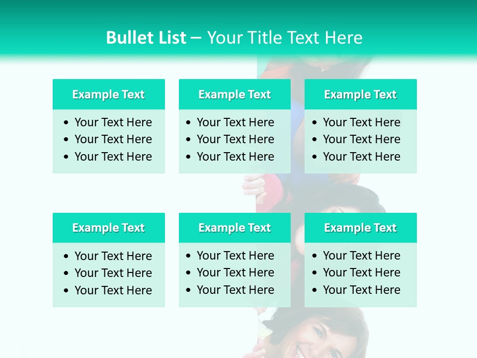 Portrait Colors Society PowerPoint Template