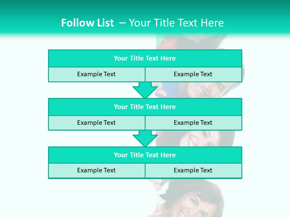Portrait Colors Society PowerPoint Template