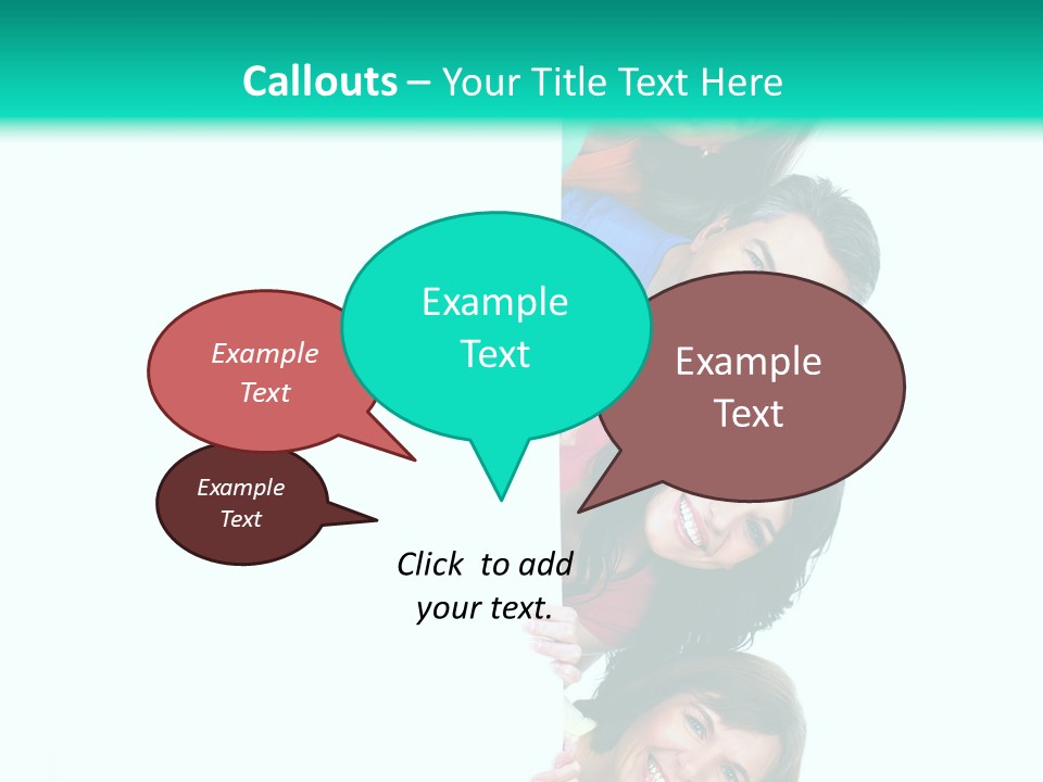 Portrait Colors Society PowerPoint Template