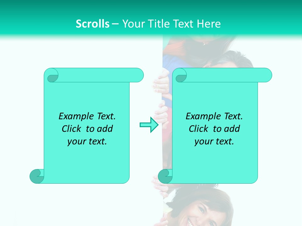 Portrait Colors Society PowerPoint Template