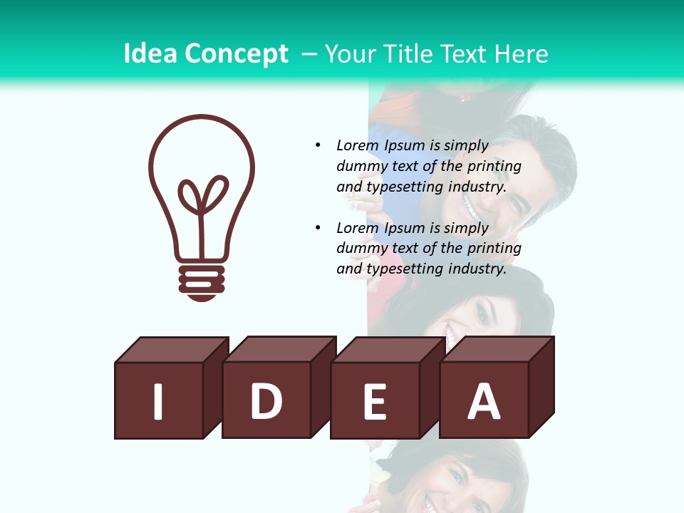 Portrait Colors Society PowerPoint Template