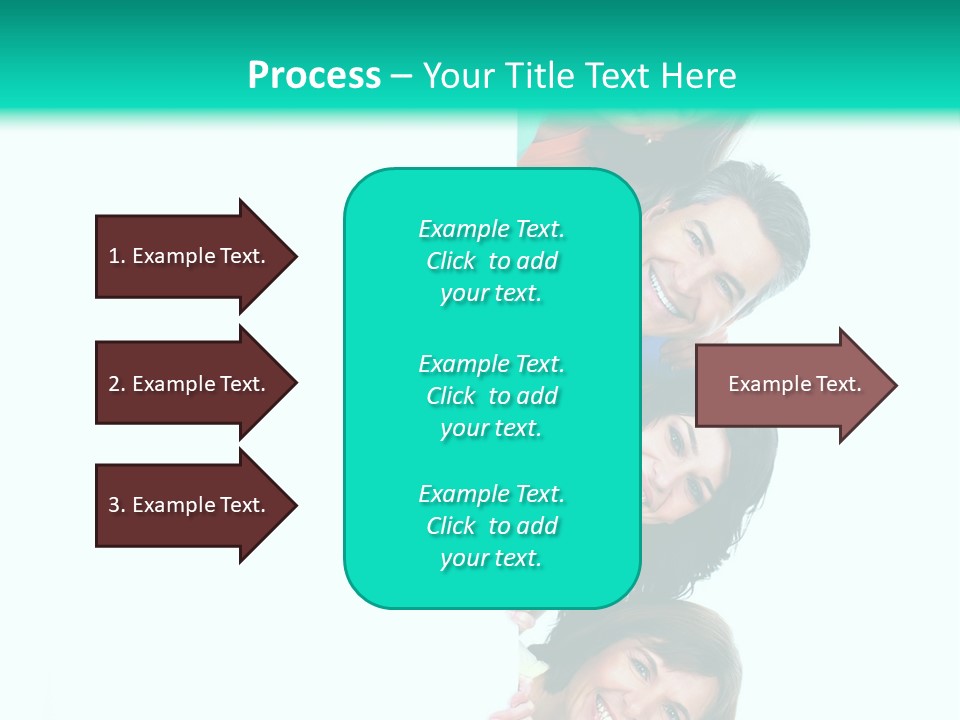 Portrait Colors Society PowerPoint Template