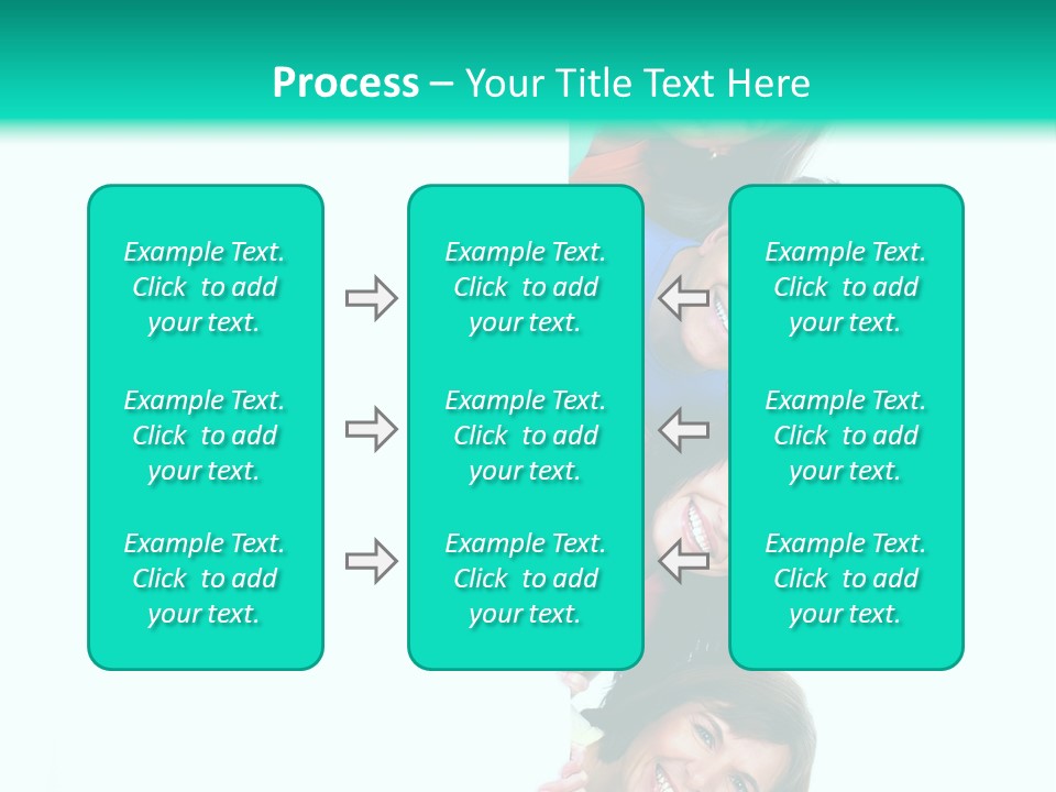 Portrait Colors Society PowerPoint Template