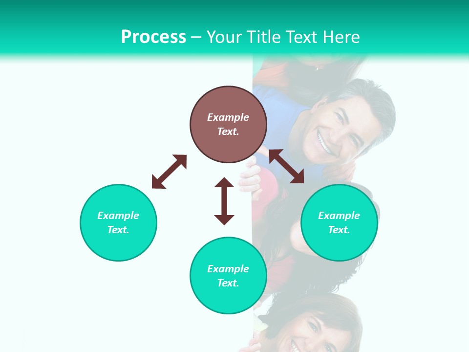 Portrait Colors Society PowerPoint Template