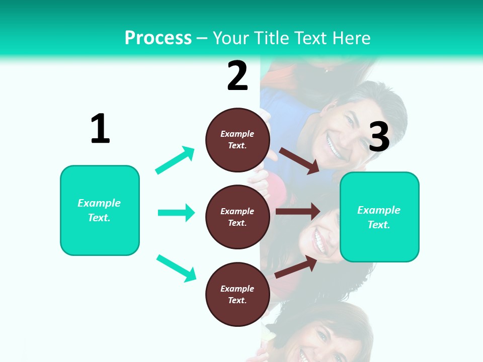 Portrait Colors Society PowerPoint Template