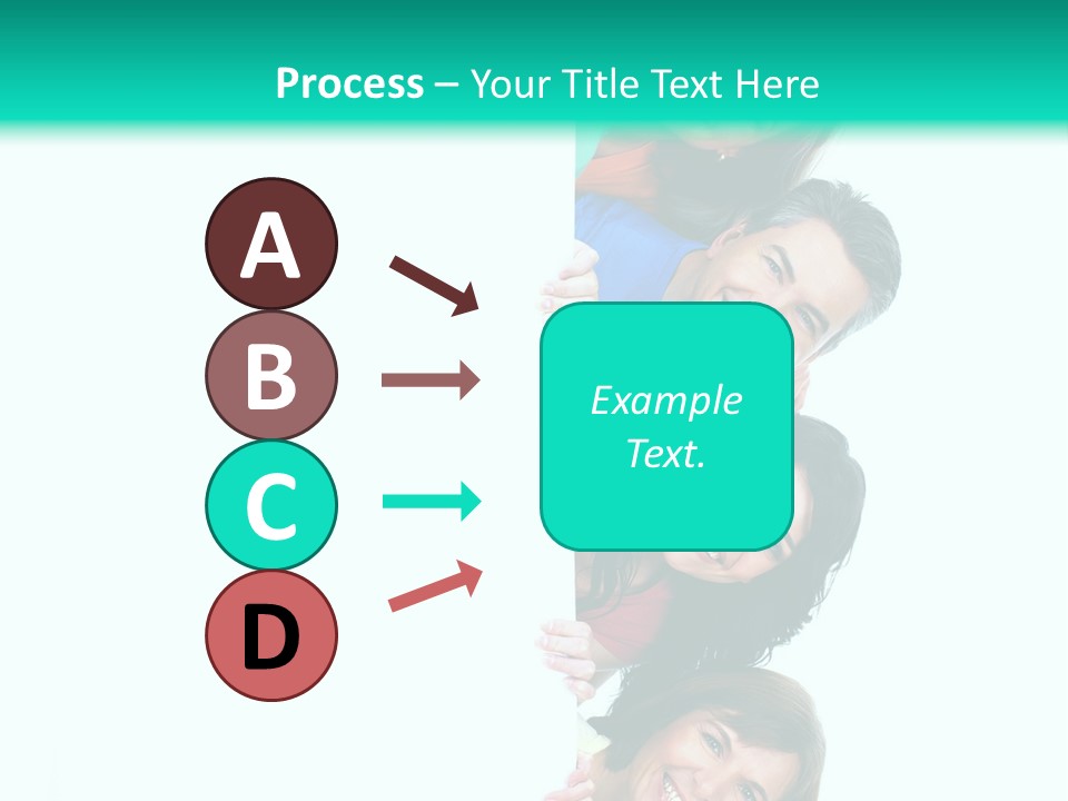 Portrait Colors Society PowerPoint Template