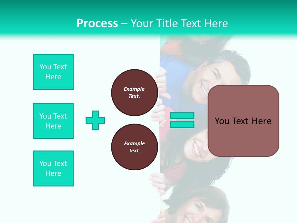 Portrait Colors Society PowerPoint Template